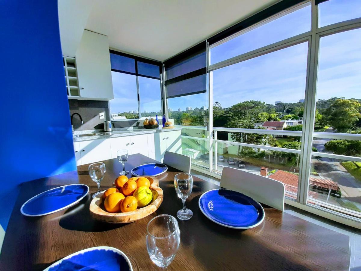 פונטה דל אסטה Casa Azul Primera Linea Mar I Playa Mansa Parada 10 Edificio Isla De Gorriti מראה חיצוני תמונה