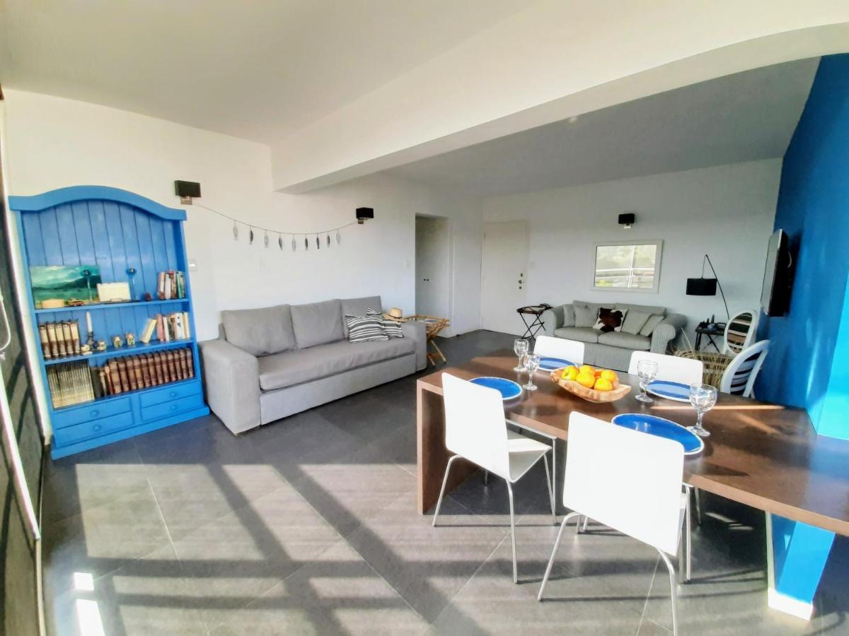 פונטה דל אסטה Casa Azul Primera Linea Mar I Playa Mansa Parada 10 Edificio Isla De Gorriti מראה חיצוני תמונה