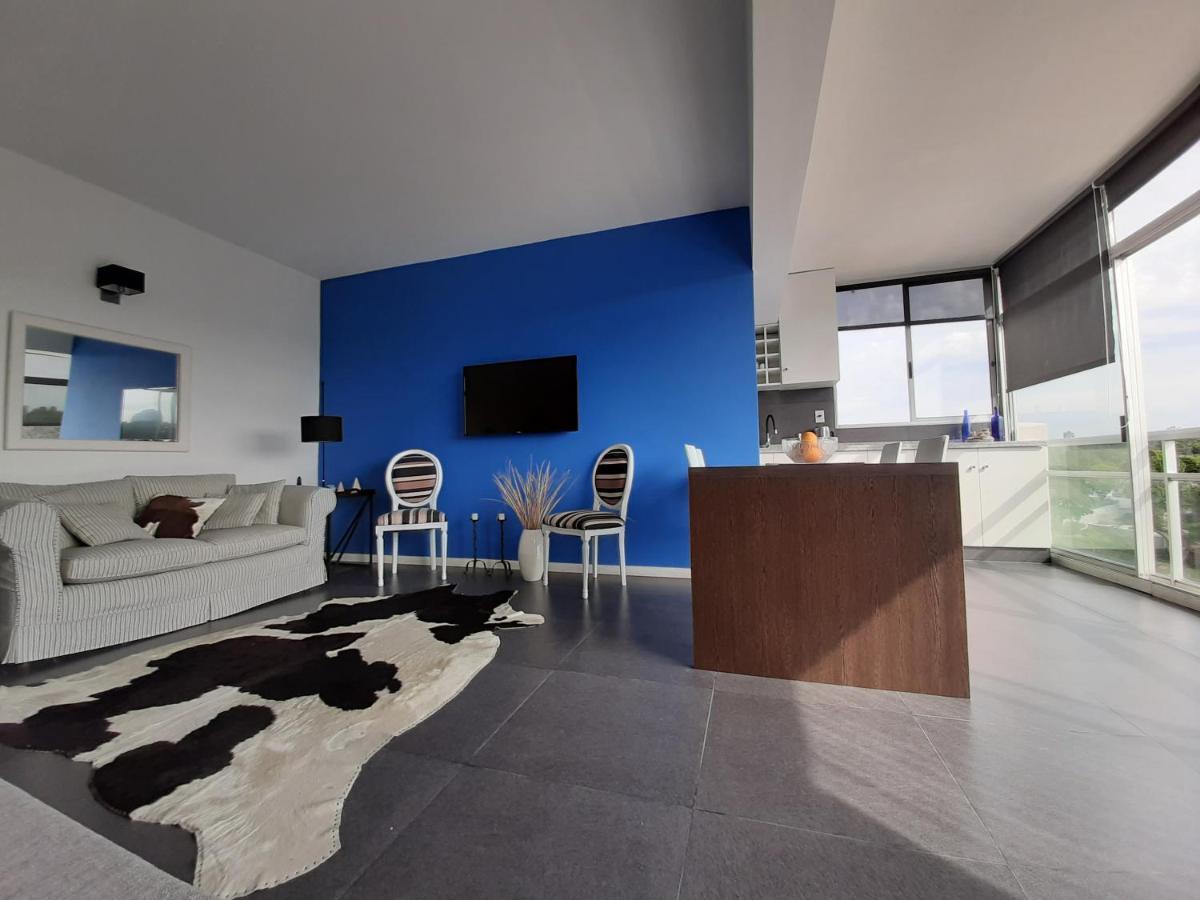 פונטה דל אסטה Casa Azul Primera Linea Mar I Playa Mansa Parada 10 Edificio Isla De Gorriti מראה חיצוני תמונה